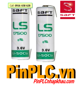 Saft LS17500, Pin nuôi nguồn PLC Saft LS17500 (Chân thép) size A 3600mAh 3.6v chính hãng